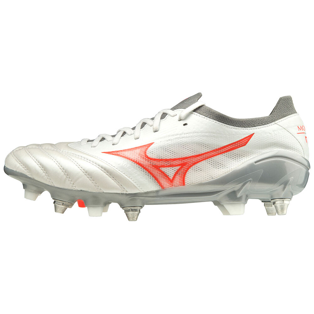 Mizuno Morelia Neo 3 beta Elite Mix Férfi Focicipő Fehér/Korall LIX680423